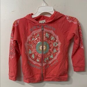 Peek pink Zodiac Kids Hoodie